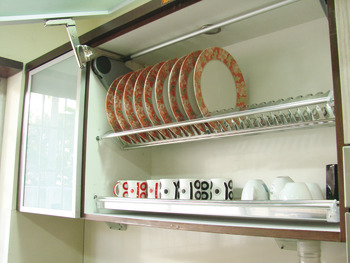CUSTOM Dish Drying Rack In-cabinet Over Sink. Static Dish Rack 